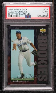 1994 Upper Deck - [Base] - Electric Diamond #24 - Alex Rodriguez [PSA 9 MINT]