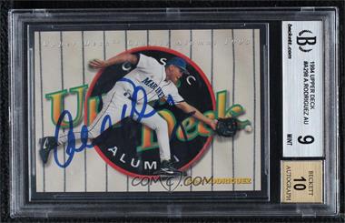 1994 Upper Deck - [Base] #298AU - Alex Rodriguez (Autograph) [BGS 9 MINT]