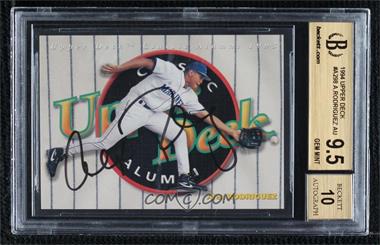 1994 Upper Deck - [Base] #298AU - Alex Rodriguez (Autograph) [BGS 9.5 GEM MINT]