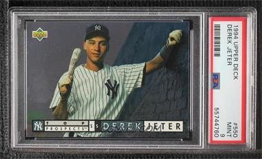 1994 Upper Deck - [Base] #550 - Derek Jeter [PSA 9 MINT]