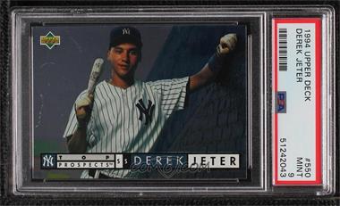 1994 Upper Deck - [Base] #550 - Derek Jeter [PSA 9 MINT]