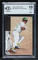 Rickey Henderson [BCCG 10 Mint or Better]
