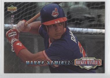 1994 Upper Deck - Mickey Mantle's Long Shots - Electric Diamond #MM16 - Manny Ramirez