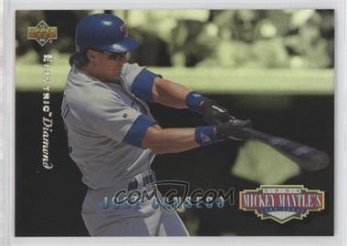 1994 Upper Deck - Mickey Mantle's Long Shots - Electric Diamond #MM4 - Jose Canseco
