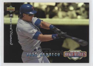 1994 Upper Deck - Mickey Mantle's Long Shots - Electric Diamond #MM4 - Jose Canseco