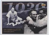Lou Gehrig (Posed with Babe Ruth) [EX to NM]