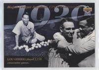 Lou Gehrig (Posed with Babe Ruth) [EX to NM]