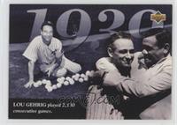 Lou Gehrig (Posed with Babe Ruth)