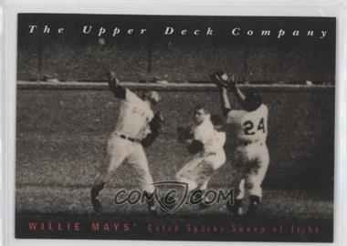 1994 Upper Deck All-Time Heroes - [Base] #17 - Off the Wire - Willie Mays