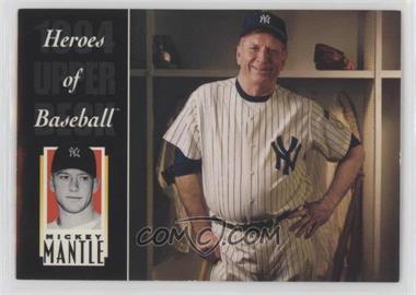 1994 Upper Deck All-Time Heroes - [Base] #222 - Heroes of Baseball - Mickey Mantle