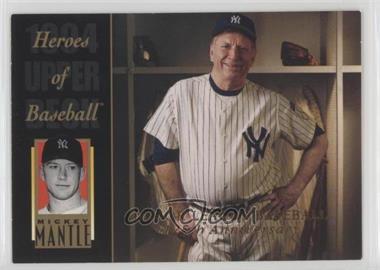1994 Upper Deck All-Time Heroes - [Base] #222 - Heroes of Baseball - Mickey Mantle [Noted]