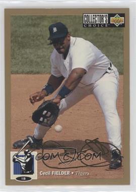1994 Upper Deck Collector's Choice - [Base] - Gold Signature #100 - Cecil Fielder