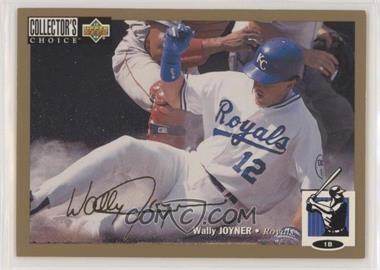 1994 Upper Deck Collector's Choice - [Base] - Gold Signature #155 - Wally Joyner