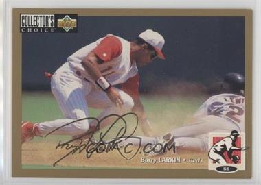 1994 Upper Deck Collector's Choice - [Base] - Gold Signature #171 - Barry Larkin