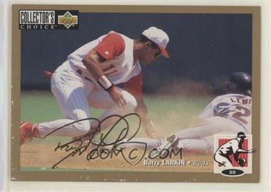 1994 Upper Deck Collector's Choice - [Base] - Gold Signature #171 - Barry Larkin