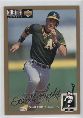 1994 Upper Deck Collector's Choice - [Base] - Gold Signature #180 - Scott Lydy