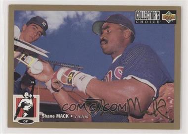 1994 Upper Deck Collector's Choice - [Base] - Gold Signature #182 - Shane Mack