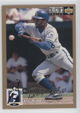 1994 Upper Deck Collector's Choice - [Base] - Gold Signature #201 - Brian McRae