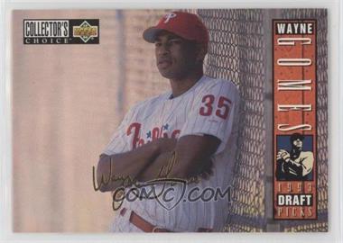 1994 Upper Deck Collector's Choice - [Base] - Gold Signature #22 - 1993 Draft Picks - Wayne Gomes
