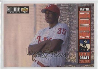 1994 Upper Deck Collector's Choice - [Base] - Gold Signature #22 - 1993 Draft Picks - Wayne Gomes