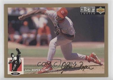 1994 Upper Deck Collector's Choice - [Base] - Gold Signature #245 - John Roper