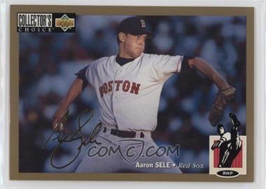 1994 Upper Deck Collector's Choice - [Base] - Gold Signature #255 - Aaron Sele