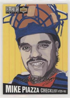 1994 Upper Deck Collector's Choice - [Base] - Gold Signature #318 - Checklist - Mike Piazza