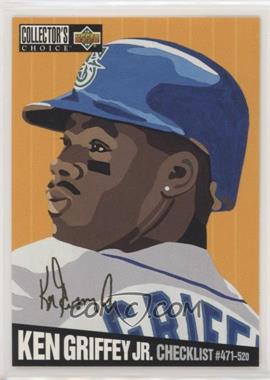 1994 Upper Deck Collector's Choice - [Base] - Gold Signature #324 - Checklist - Ken Griffey Jr.