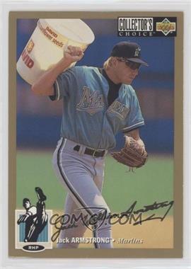 1994 Upper Deck Collector's Choice - [Base] - Gold Signature #40 - Jack Armstrong [EX to NM]