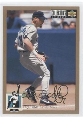 1994 Upper Deck Collector's Choice - [Base] - Gold Signature #424 - Jay Buhner