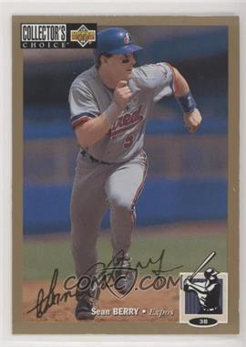 1994 Upper Deck Collector's Choice - [Base] - Gold Signature #51 - Sean Berry [EX to NM]