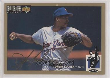 1994 Upper Deck Collector's Choice - [Base] - Gold Signature #519 - Dwight Gooden [EX to NM]