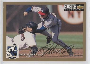 1994 Upper Deck Collector's Choice - [Base] - Gold Signature #53 - Jeff Blauser