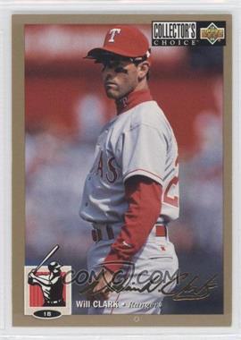 1994 Upper Deck Collector's Choice - [Base] - Gold Signature #540 - Will Clark