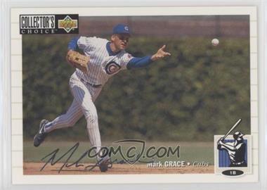 1994 Upper Deck Collector's Choice - [Base] - Silver Signature #114 - Mark Grace