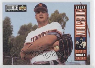 1994 Upper Deck Collector's Choice - [Base] - Silver Signature #24 - 1993 Draft Picks - Steve Soderstrom