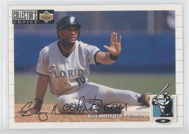 1994 Upper Deck Collector's Choice - [Base] - Silver Signature #257 - Gary Sheffield