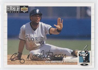 1994 Upper Deck Collector's Choice - [Base] - Silver Signature #257 - Gary Sheffield