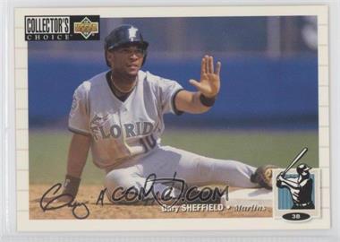 1994 Upper Deck Collector's Choice - [Base] - Silver Signature #257 - Gary Sheffield