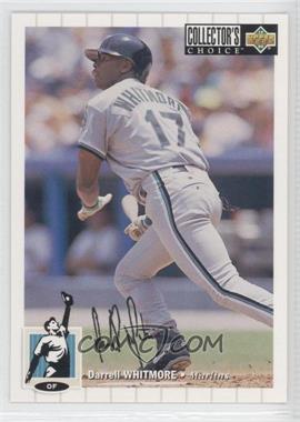 1994 Upper Deck Collector's Choice - [Base] - Silver Signature #295 - Darrell Whitmore