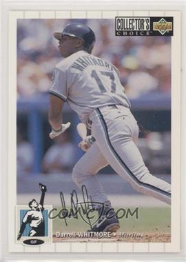 1994 Upper Deck Collector's Choice - [Base] - Silver Signature #295 - Darrell Whitmore