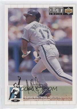 1994 Upper Deck Collector's Choice - [Base] - Silver Signature #295 - Darrell Whitmore