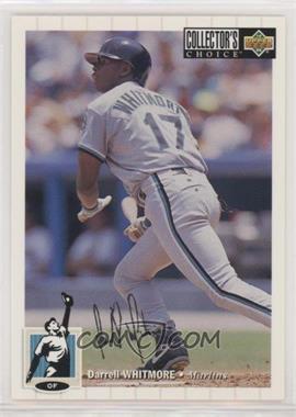 1994 Upper Deck Collector's Choice - [Base] - Silver Signature #295 - Darrell Whitmore
