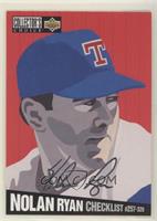 Checklist - Nolan Ryan