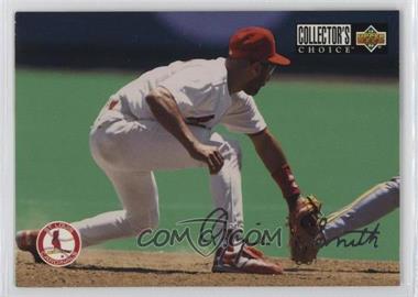 1994 Upper Deck Collector's Choice - [Base] - Silver Signature #334 - Team Checklist - Ozzie Smith [EX to NM]