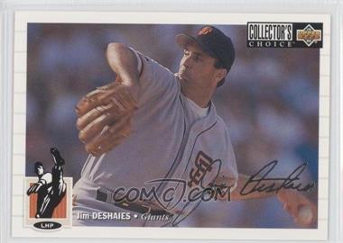1994 Upper Deck Collector's Choice - [Base] - Silver Signature #91 - Jim Deshaies