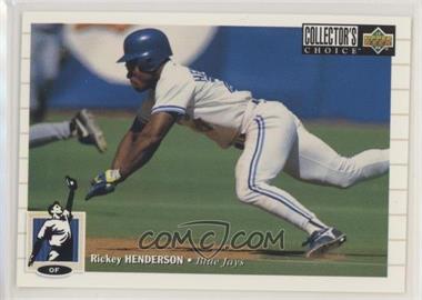 1994 Upper Deck Collector's Choice - [Base] #131 - Rickey Henderson [EX to NM]