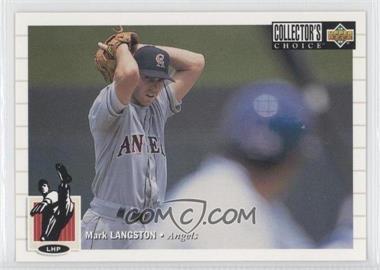 1994 Upper Deck Collector's Choice - [Base] #169 - Mark Langston