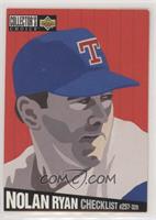 Checklist - Nolan Ryan [EX to NM]