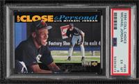 Up Close & Personal - Michael Jordan (Black Bar on Bottom) [PSA 6 EX&…